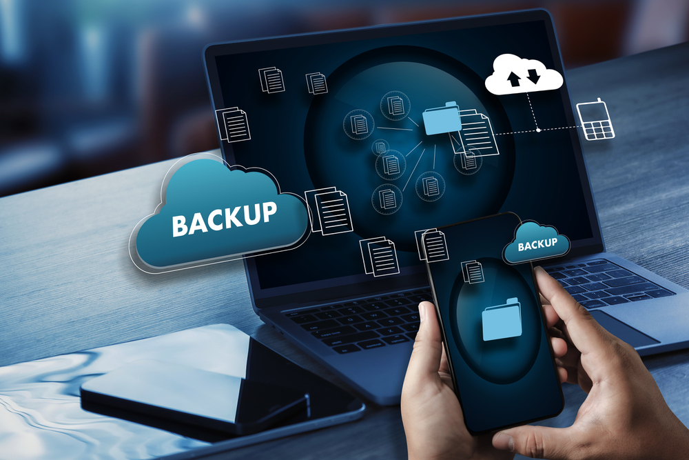 Storage backup download computing digital data transferring docu Critical Offsite Backups